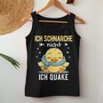 Nightdress Ich Schnarche Nicht Ich Quake Sleep Duck Tank Top Frauen Lustige Geschenke