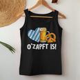 O'zapft Is Beer Drink Saying Beer Tent Tank Top Frauen Lustige Geschenke