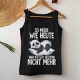 Panda So Müde Wie Heute War Ich Seit Gestern Nicht Mehr Tank Top Frauen Lustige Geschenke