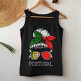 Portuguese Girl Portugal Woman Proud Portugal Flag Bandana Tank Top Frauen Lustige Geschenke