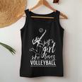 Ragazza Girl Ama Pallavolo Team Player Lover Beach Canotta da donna Regalos divertidos