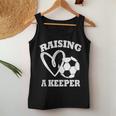 Raising A Keeper Goalie Soccer Goalkeeper's Mom Mother Women Tank Top Personalized Gifts