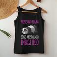 Regalo Pigri Maglia Donna Panda Manica Corta Non Sono Pigra Canotta da donna Regalos divertidos
