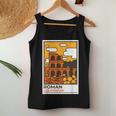 Regalos Del Imperio Romano Antiguo Y Lindo Coliseo De Roma De Dibujos Animados Camiseta sin mangas para mujer Regalos divertidos