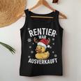 Reindeer Was Ausverkauft Duck Christmas Slogan Tank Top Frauen Lustige Geschenke