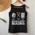 Rock Paper Scissor Reading Book Reading Teacher Bookworm Women Tank Top Personalized Gifts