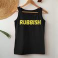 Rubbish Vintage Girl That Says Cool Rubbish Junk Retro Women Tank Top Personalized Gifts