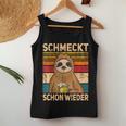 Schmatz Schon Wieder Bier Drinker Sauf Sloth S Tank Top Frauen Lustige Geschenke