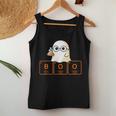 Science Teacher Ghost Halloween Chemistry Boo Elements Women Women Tank Top Personalized Gifts