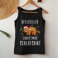 Sloth Christmas Pyjamas Sleep Tank Top Frauen Lustige Geschenke