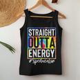 Special Education Teacher Straight Outta Energy Teacher Life Women Tank Top Personalized Gifts
