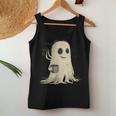 Spooky Ghost Costume Coffee Halloween Costume Women Tank Top Personalized Gifts