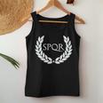 Spqr Roman Eagle Tank Top Frauen Lustige Geschenke