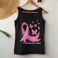 Support Squad Butterfly Pink Ribbon Breast Cancer Awareness Women Tank Top Unique Gifts