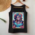Tarot Card Dia De Los Muertos Woman Catrina Day Of The Dead Women Tank Top Personalized Gifts