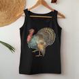 Thanksgiving Retro Vintage Turkey Fall Thankful Thanksgiving Women Tank Top Personalized Gifts
