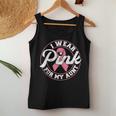 I Wear Pink For My Aunt Breast Cancer Awareness Women Tank Top Personalized Gifts