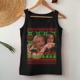 Woman Yelling At A Cat Meme Ugly Christmas Sweater Women Tank Top Personalized Gifts