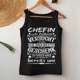 Women's Chefin Wir Habenersucht Für Sie Das Beste Zu Finden German Tank Top Frauen Lustige Geschenke