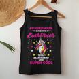 Women's Nursing Unicorn Care Altenpfleger Slogan Tank Top Frauen Lustige Geschenke