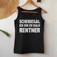 Women's Scheißegal Ich Bin Bald Rentner Retirement Pen Tank Top Frauen Lustige Geschenke