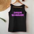 Women's With Zuggorschnägge Zuggorschnägge Motif Tank Top Frauen Lustige Geschenke