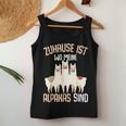 Zuhause Ist Wo Meine Alpacas Sind Women's Children's Alpaca Llama S Tank Top Frauen Lustige Geschenke