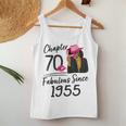 Capitolo 70 Favoloso Dal 1955 Ragazza Nera Afro 69° Compleanno Canotta da donna Regalos divertidos