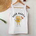 Cerveza Feliz Retro Divertido Dibujos Animados Cool Beer Beer Lovers Fun Camiseta sin mangas para mujer Regalos divertidos