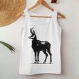 Chamois Dad Mom Lover Camoscio Monocromatico Canotta da donna Regalos divertidos