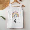 Children's Ich Binier 4 Jahre Girl Birthday Rainbow Tank Top Frauen Lustige Geschenke