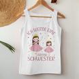 Children's Ich Werde Große Schwester 20242025 Princess Girls' Tank Top Frauen Lustige Geschenke