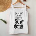 Con Texto En Inglés Im Not Fat Im Just Fluffy Panda Hombre Camiseta sin mangas para mujer Regalos divertidos