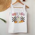 Cute Ghost Hey Boo Halloween Girl Fall Pumpkin Women Tank Top Personalized Gifts