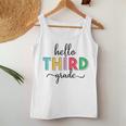Di Hello Third Grade Ritorno A Scuola Canotta da donna Regalos divertidos