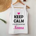 Donna Keep Calm Sto Per Diventare Nonna Festa Della Mamma Con Collo A Canotta da donna Regalos divertidos