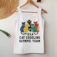 Cat Quote Cat Cuddling Olympic Team Cool Women Women Tank Top Personalized Gifts