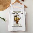 Sloth Wander Team Wir Kommen An Wanderteam Tank Top Frauen Lustige Geschenke