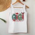 Gigi Claus Christmas Pajama Santa Claus Family Matching Women Tank Top Personalized Gifts