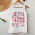 Girls 3Rd Grade Vibes Coquette Bow Back To School Teacher Women Tank Top Unique Gifts