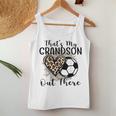 Grandma Grandpa Soccer That's My Grandson Out There Women Tank Top Personalized Gifts