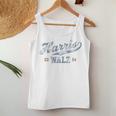 Harris Waltz 2024 Baseball Script Harris Waltz 2024 Women Tank Top Personalized Gifts