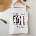 Hello Fall Mimi Life Cute Halloween Autumn Grandma Women Tank Top Funny Gifts