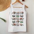Kawaii Carino Anime Panda Otaku Giapponese Sushi Nigiri Canotta da donna Regalos divertidos