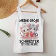 Meine Große Schwestern Ist Die Beste Katzen Geschwister Tank Top Frauen Lustige Geschenke