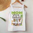 Mom Of The Birthday Boy Wild Zoo Theme Safari Party Women Tank Top Personalized Gifts