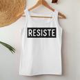 Resiste Spanish Resist Mexican Immigration Boriqua Women Tank Top Personalized Gifts