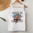 Retro 80'S Rock Music Skeleton Peace Big Hair Bands Eighties Women Tank Top Personalized Gifts