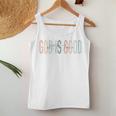 Retro God Is Good All The Time Jesus Christian Faith Worship Women Tank Top Unique Gifts