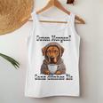 Rhodesian Ridgeback Hund Guten Morgen Ganz Dünne Eis Women's Tank Top Frauen Lustige Geschenke